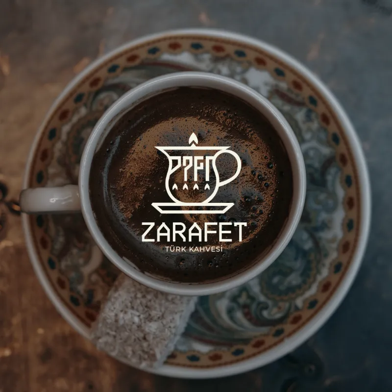 Zerafet Türk Kahvesi Logo Tasarımı