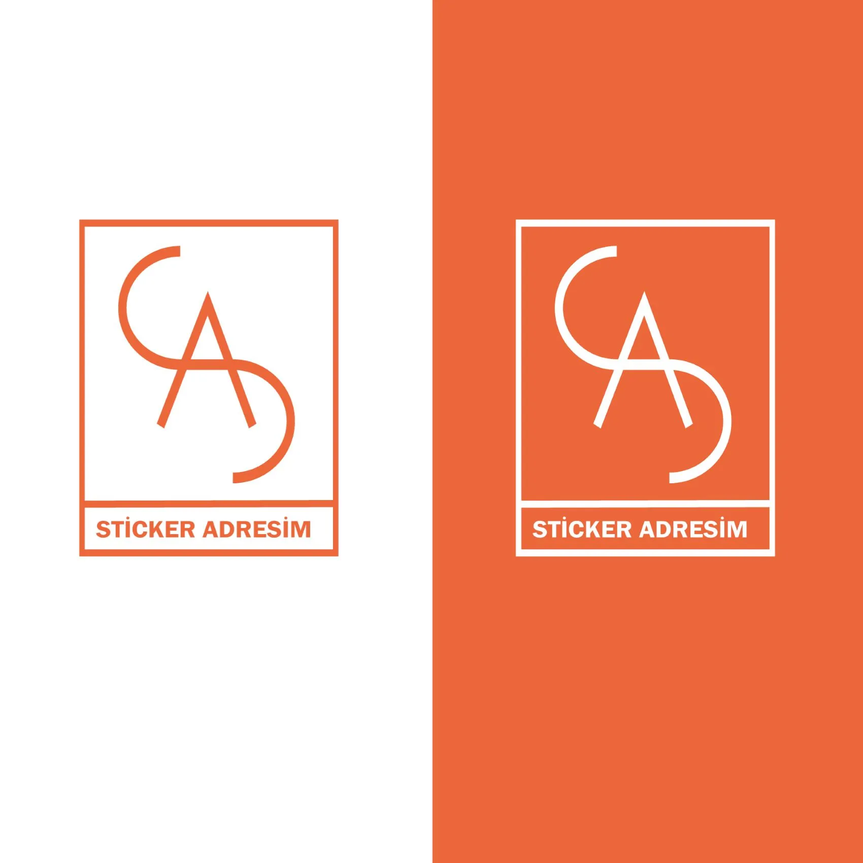 STİCKER ADRESİM LOGO